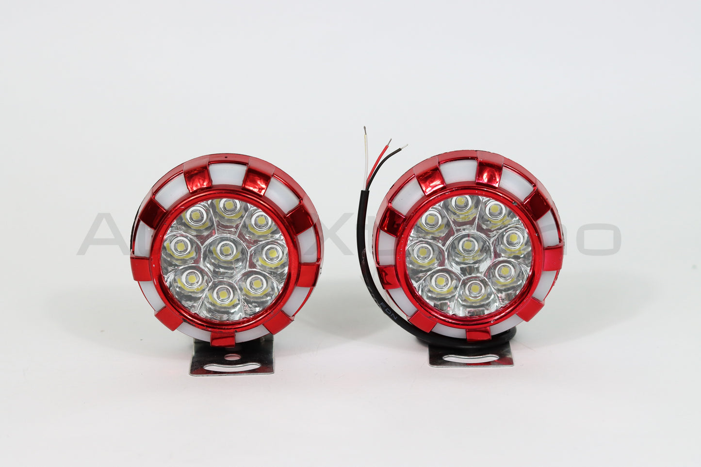 FARO DE MOTO 9 LED TIPO TURBINA